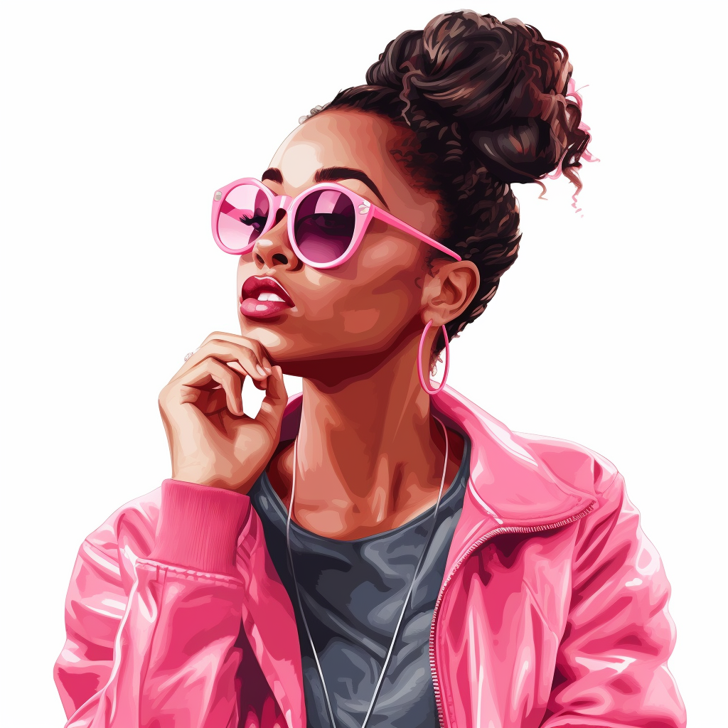 hair bun cliparts