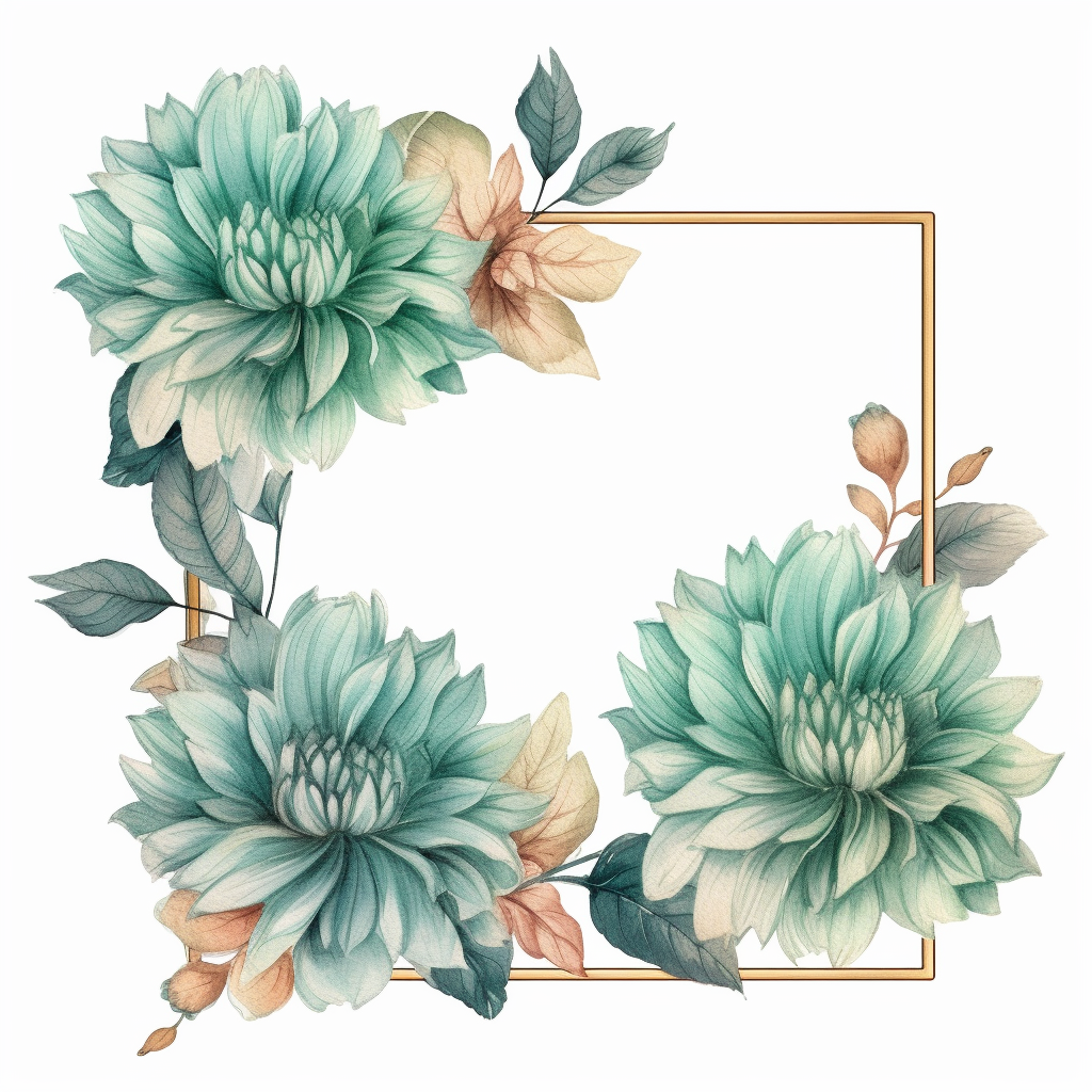 dahlia flower cliparts