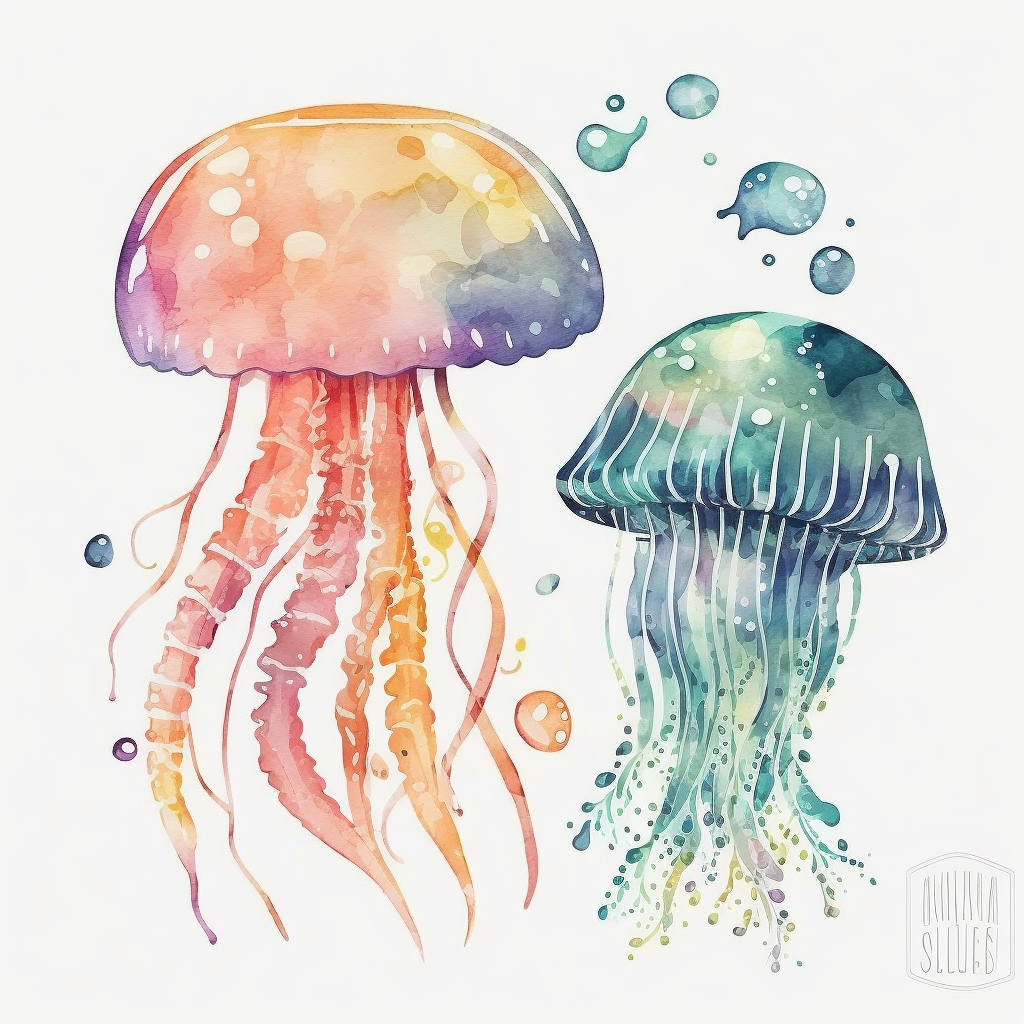 jelly fish clipart