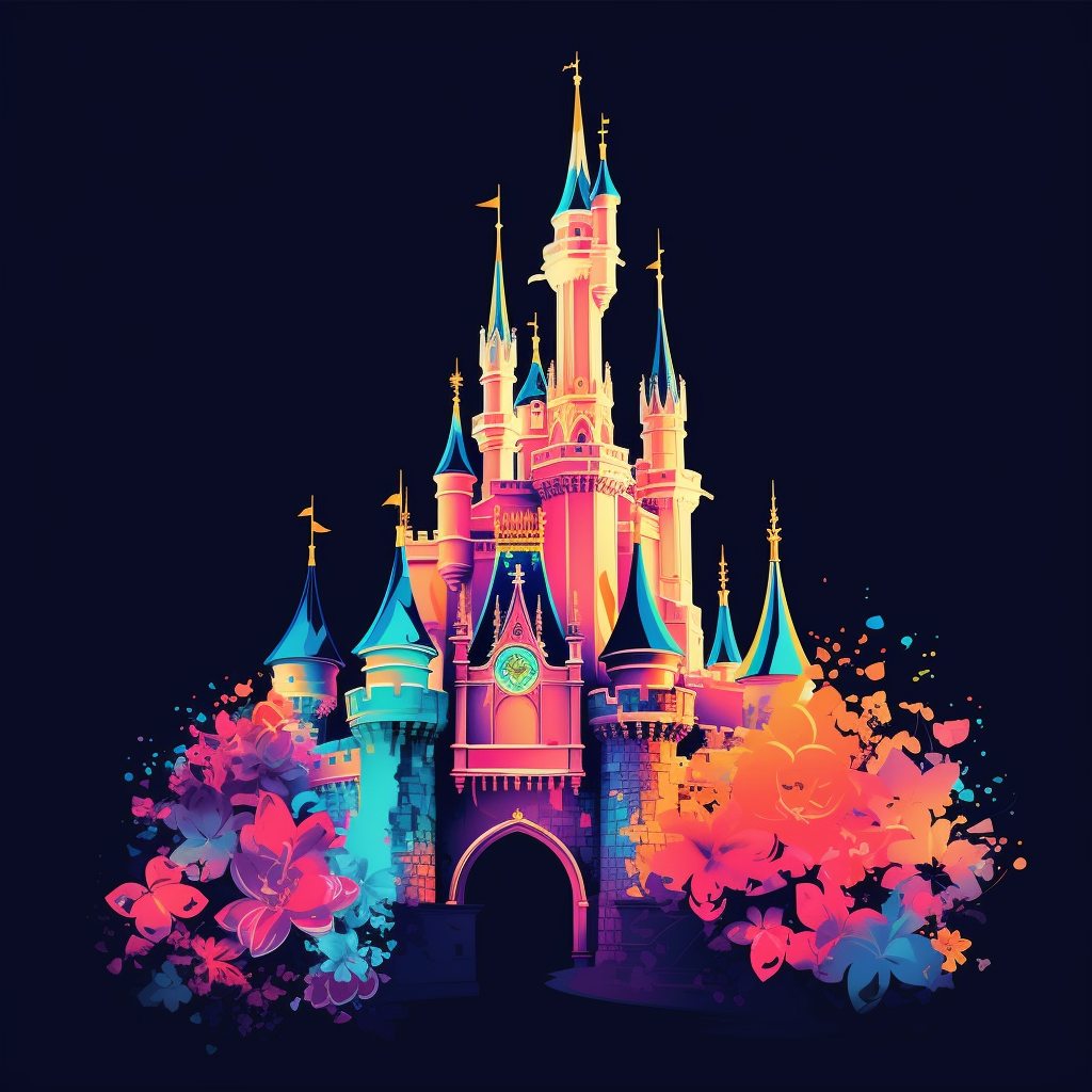 disney castle clipart