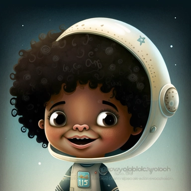 Happy Black Boy Joy Astronant in spaceship ,Cheerfull , Curly hair, Hispanic boy clipart, Funny hispanic boy , Humorous Hispanic boy in outter space in alien spacecraft , moon child png, Highly detailed close-up portrait ,Spanish american Astronaut Boy , Black Boy on the moon , Spaceship , standing on the moon , Nicoletta Ceccoli, Mark Ryden, lostfish, Earl Nor, global lighting, divine rays, detailed and intricate surroundings, sf, intricate artwork masterpiece, ominous, matte painting movie pos