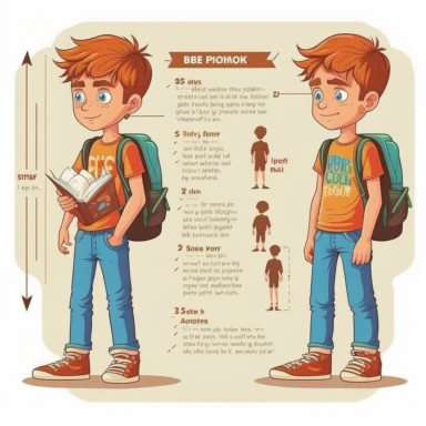 male kid basic learning method, full body, cartoon, vector, sharp focus, super detailed, illustration, 16:9, v4, q2, 16k, High quality, clipart