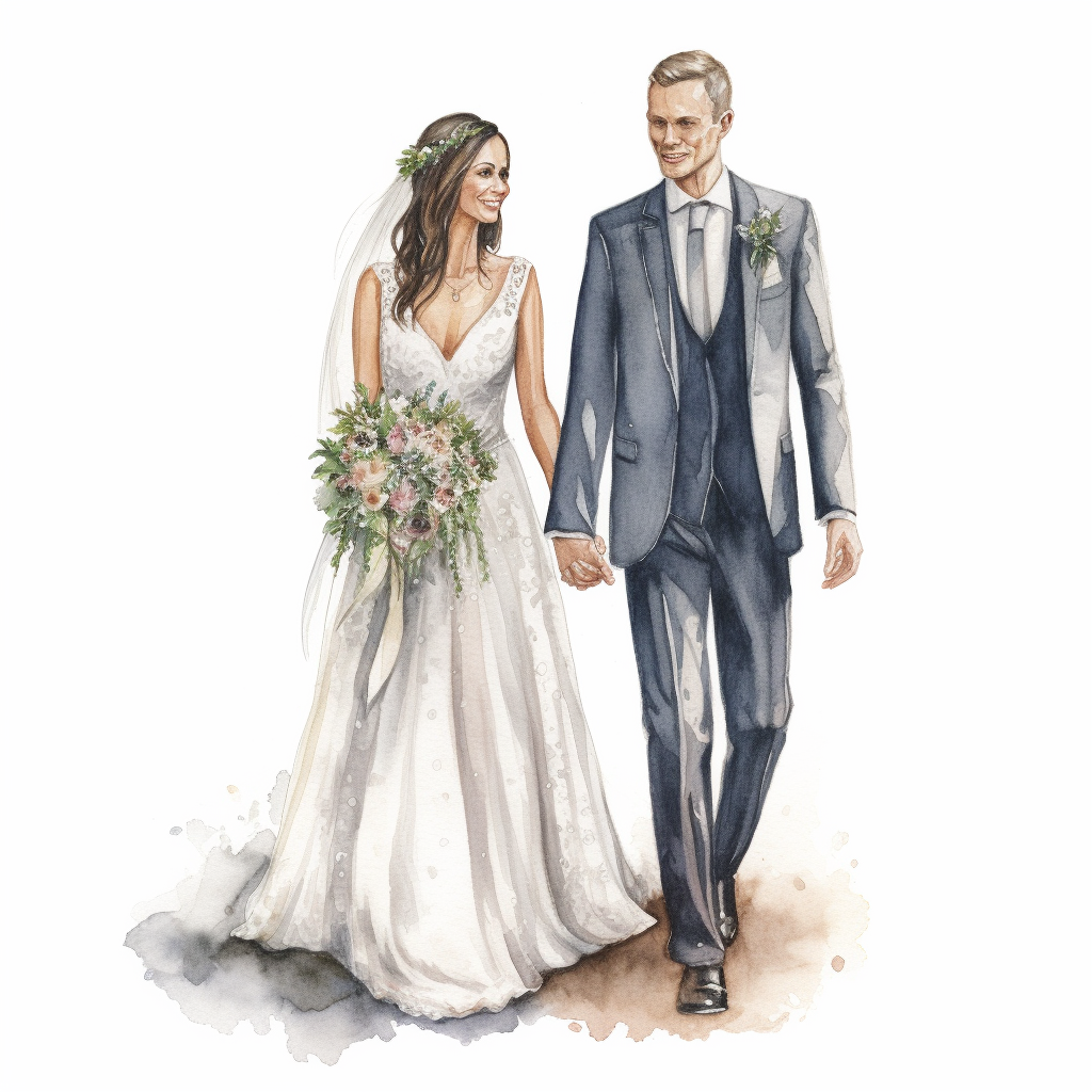 cartoon bride cliparts