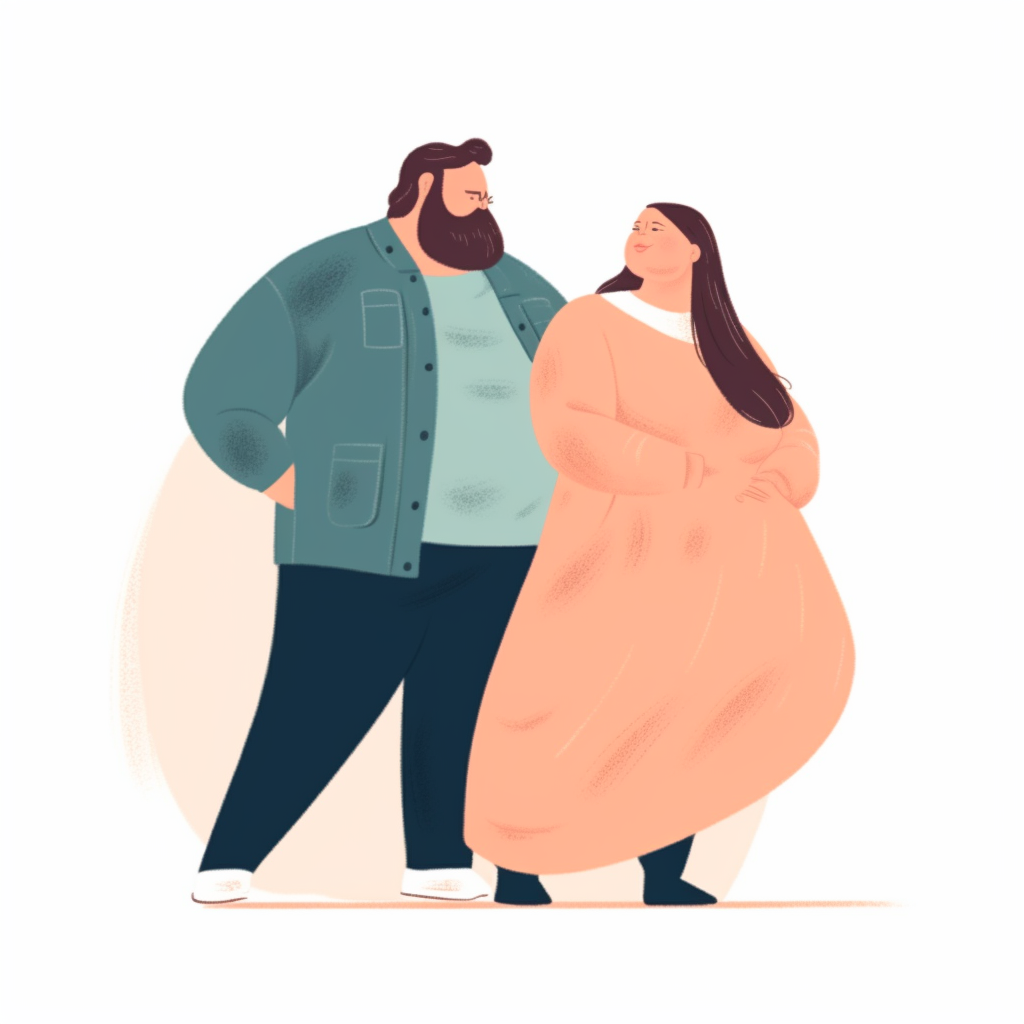fat woman cliparts