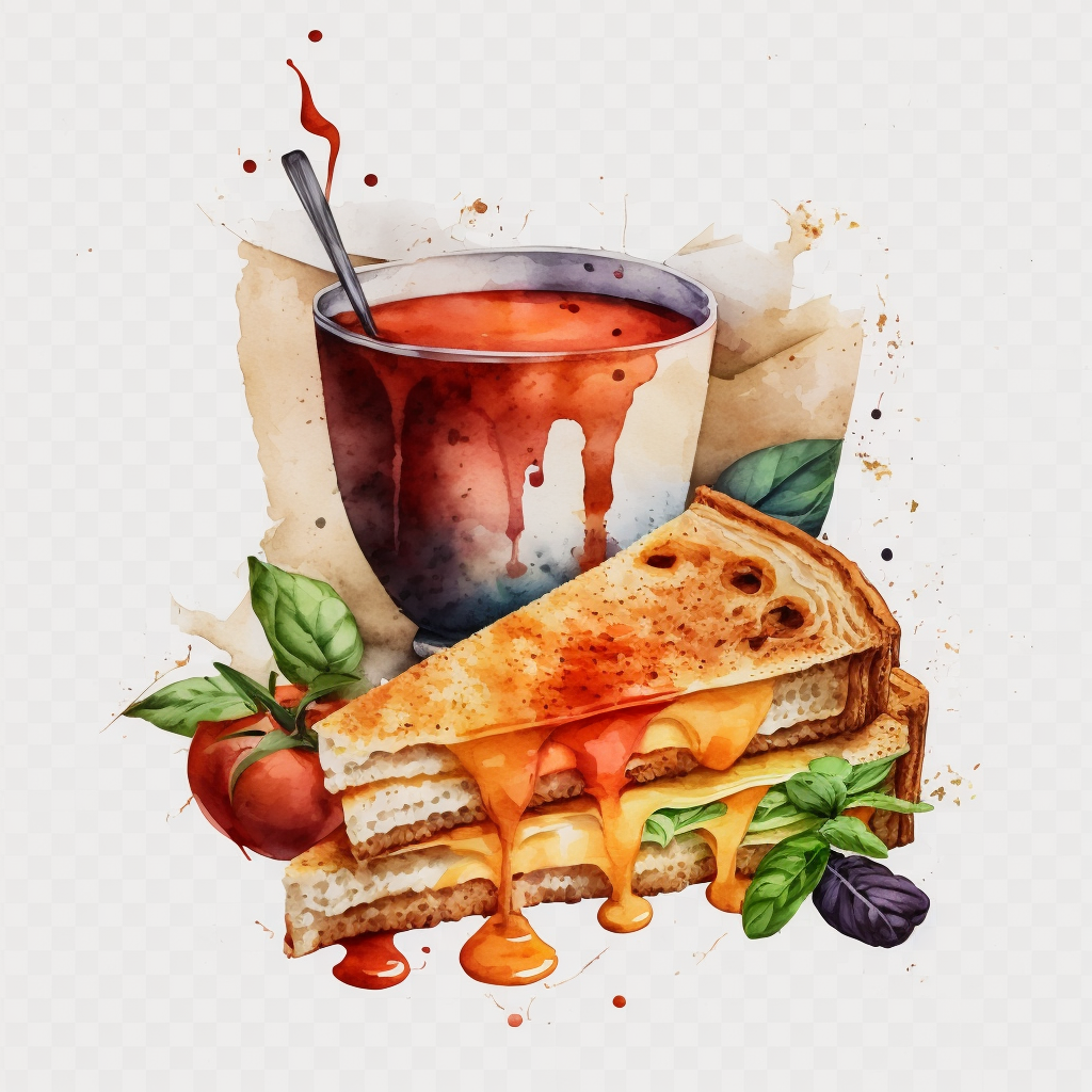 grilled cheese clipart