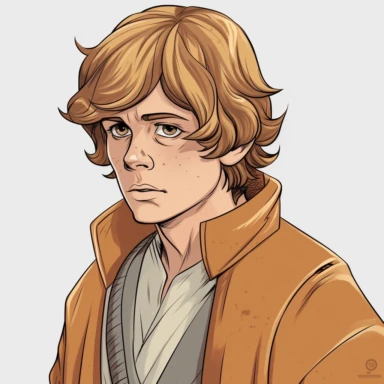 young luke skywalker clipart