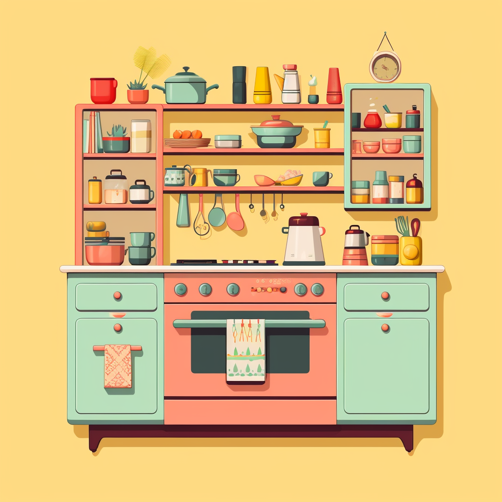 kitchen cabinet cliparts