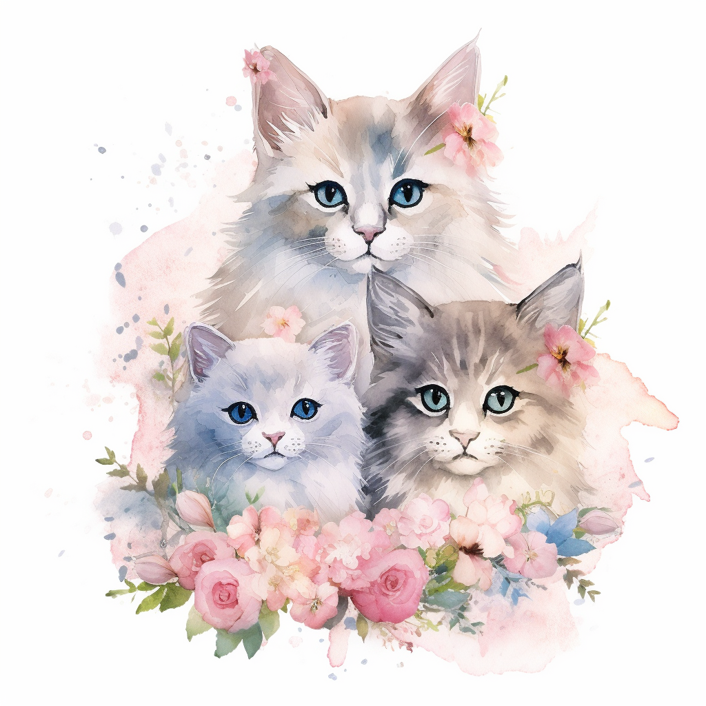 animated cat clipart