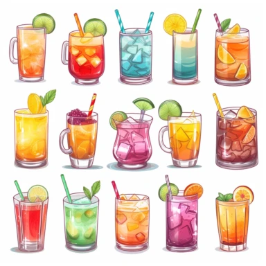 Alcoholic Drinks clipart, Summer party, Printable Stickers PNG, ,digital clipart, Transparent background , individual elements, high detail, High Quality PNG Images realistic color Summer drinks, Lemonade, iced tea, and colorful cocktailsm Alcoholic Drinks clipart, Summer party, cliparts,individual elements, high detail, High Quality PNG Images, Transparent background , pack for telegram