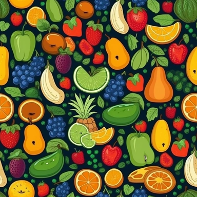 fruit and vegetables clipart