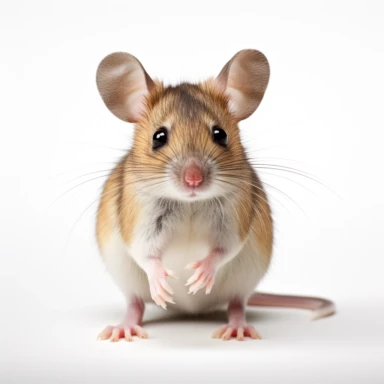 high def photograph clipart vector image with plain white background of a hyper realistic high definition photograph of a deer mouse. extremely detailed. 35mm lens. 8k. Ultra HD.