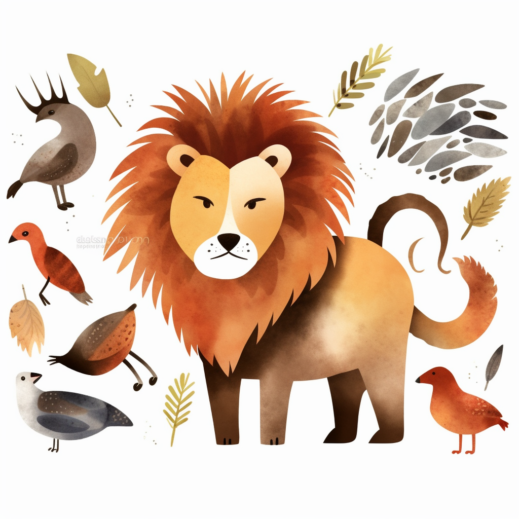 dribbling animal cliparts