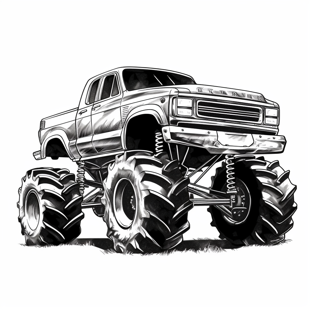 black truck cliparts