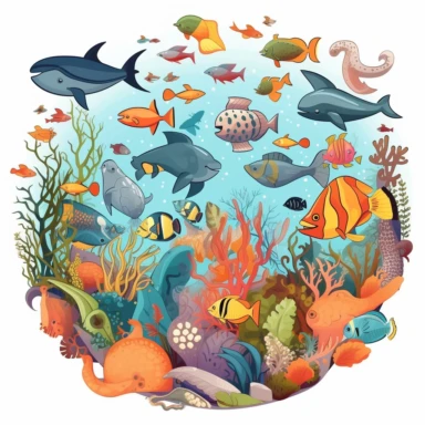 sea life clipart