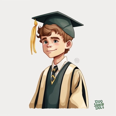Graduation Graduate Clipart College Boy PNG Graduation College Grad Boy Illustration Student Graduation Day Print PNG