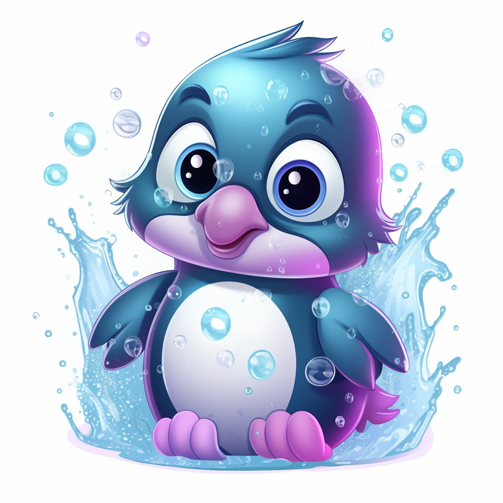 friends swimming cliparts