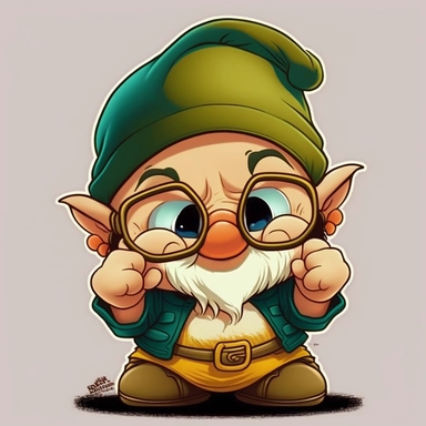 dwarfDisney baby 1 year old chibi style green beanie sharp and detailed little happy eyes kawaii style happy eyeglasses small and detailed sharp and detailed mouth with smile rounded face delicate detailed hands back feet chibi style hand drawn like watercolor on paper clip art 32k