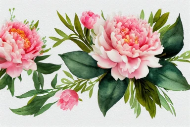 Cross Clipart, Watercolor golden frame cross With pink peony flowers and greenery bouquet, Baptism Cross clip art, Wedding invites, Holy Spirit, Religious illustration, easter .highly detailed, realistic, photo realistic, octane render, 4K, 8K, UHD, hyper detailed