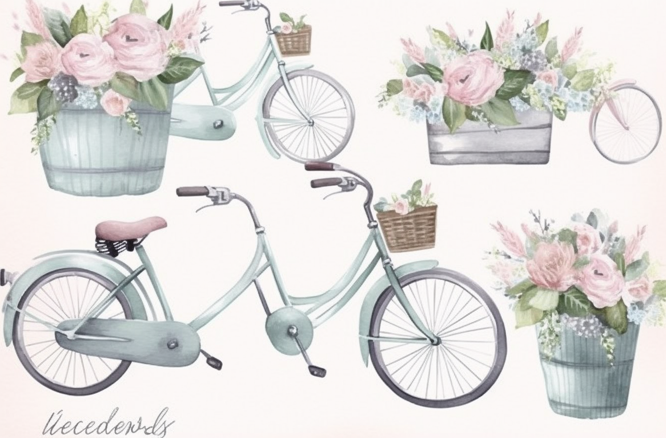 bicycle cliparts