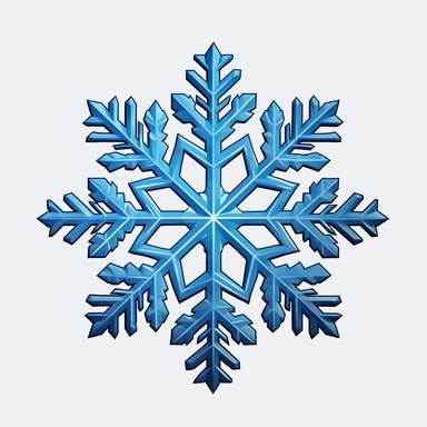 snowflake clipart, snowflake icon, snowflake vector cliparts, snowflake logo, symetrical, in the style of flat form, naturalistic proportions, free brushwork, simple design, brushed stokes volumetric lighting megapixel flat