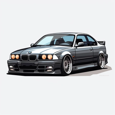 Bmw e36 clipart