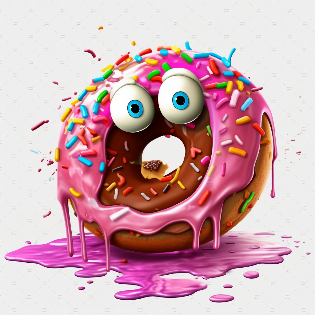cartoon donut cliparts