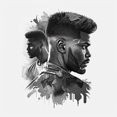 barber, haircut division, 8k, black, gris,Barber Clipart,male,stylist