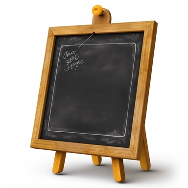 a chalkboard clipart atyle