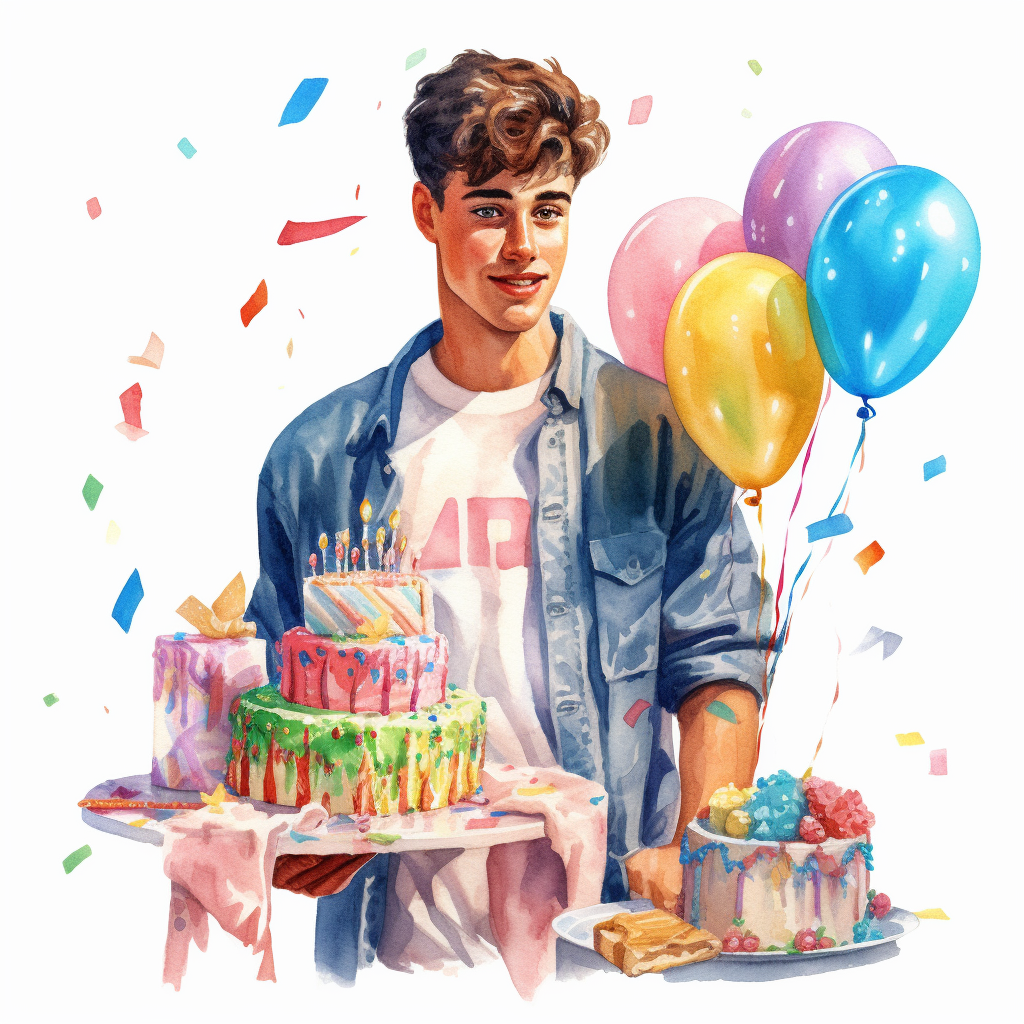 birthday boy clipart