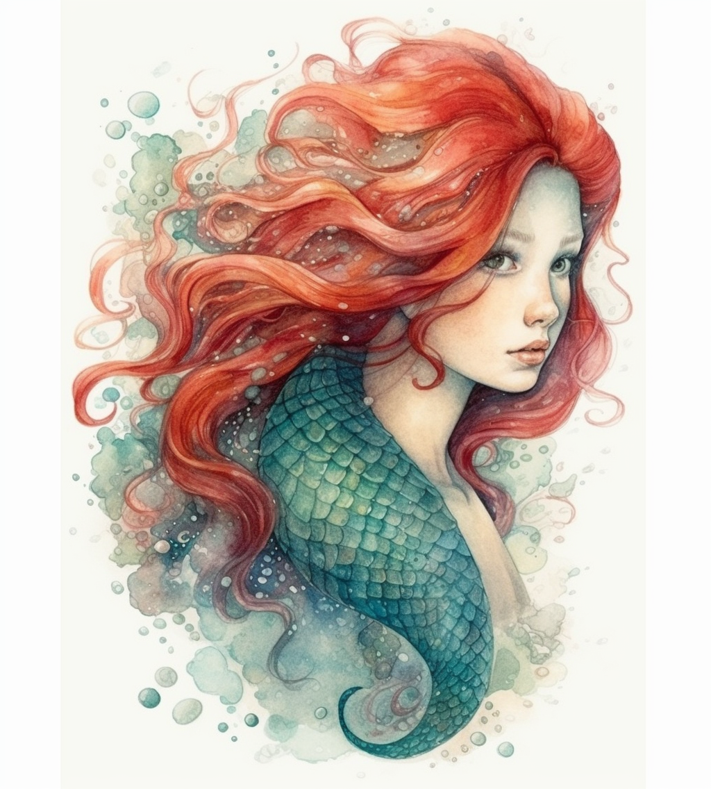 disney mermaid cliparts