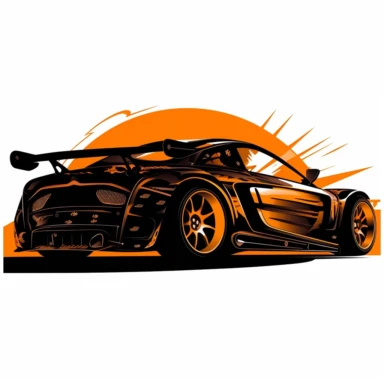 racing car, hot wheels silhouette,threshold clipart svg, full detailed, smooth