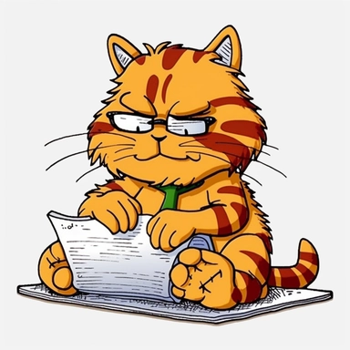 garfield the cat, clipart