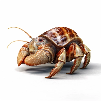 clipart Hermit crab , Photo realistic, snake, white background