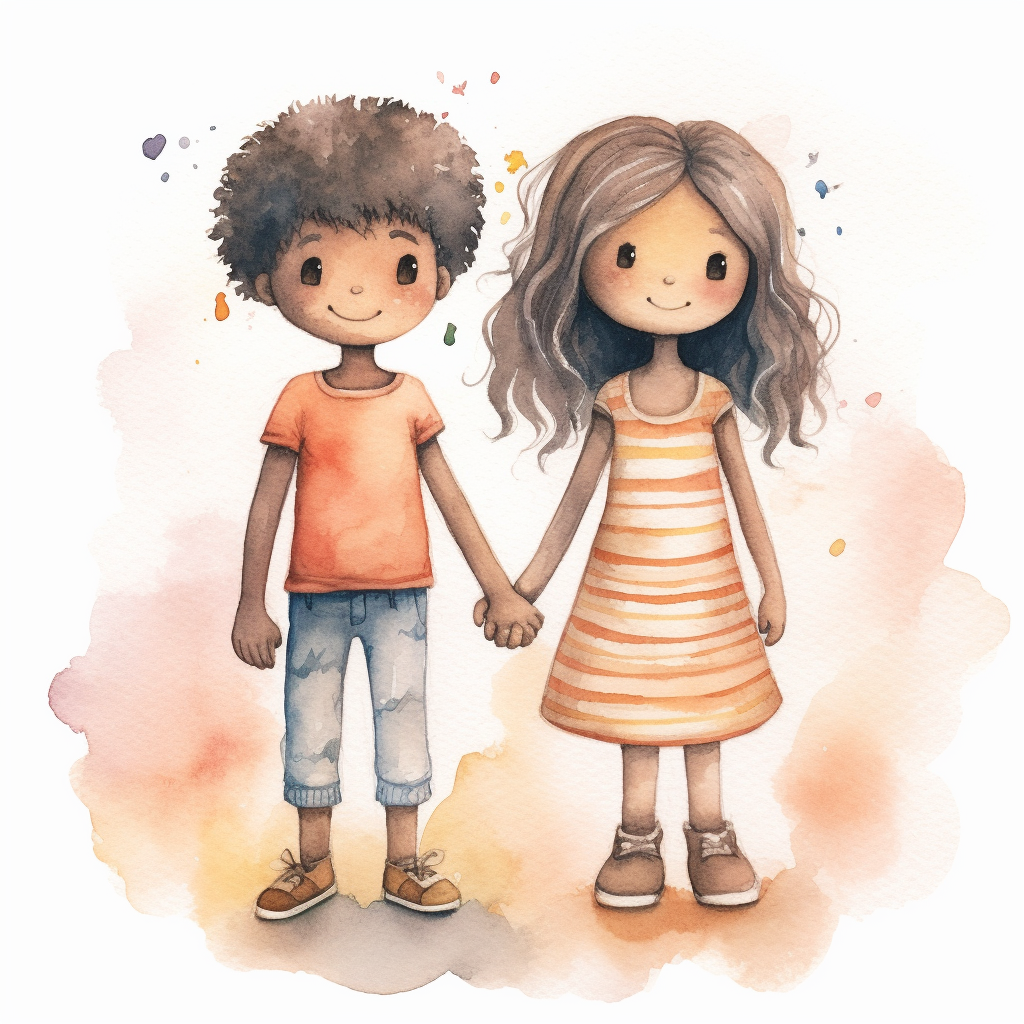 boy girl clipart