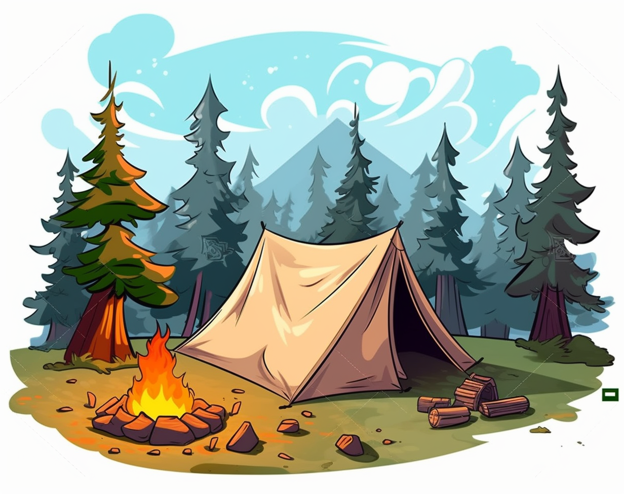 camping clip art