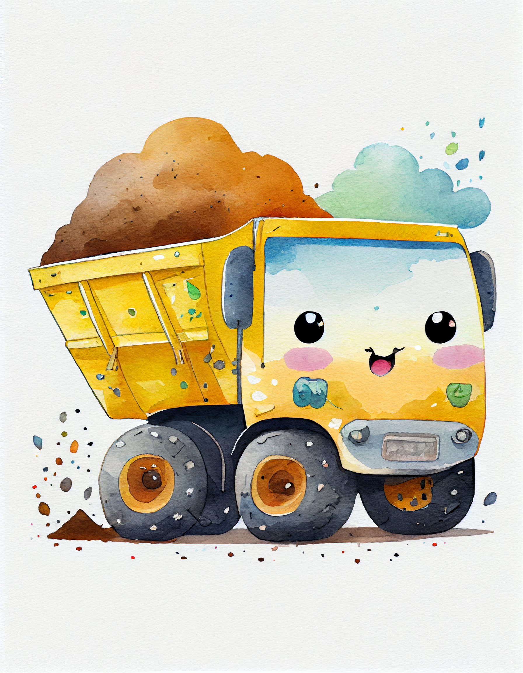 dump truck clipart
