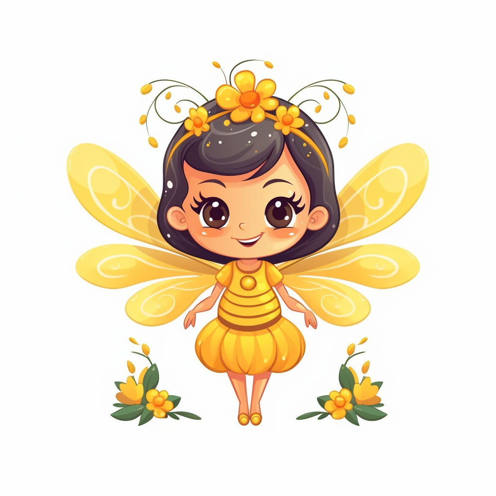 cartoon bee clipart
