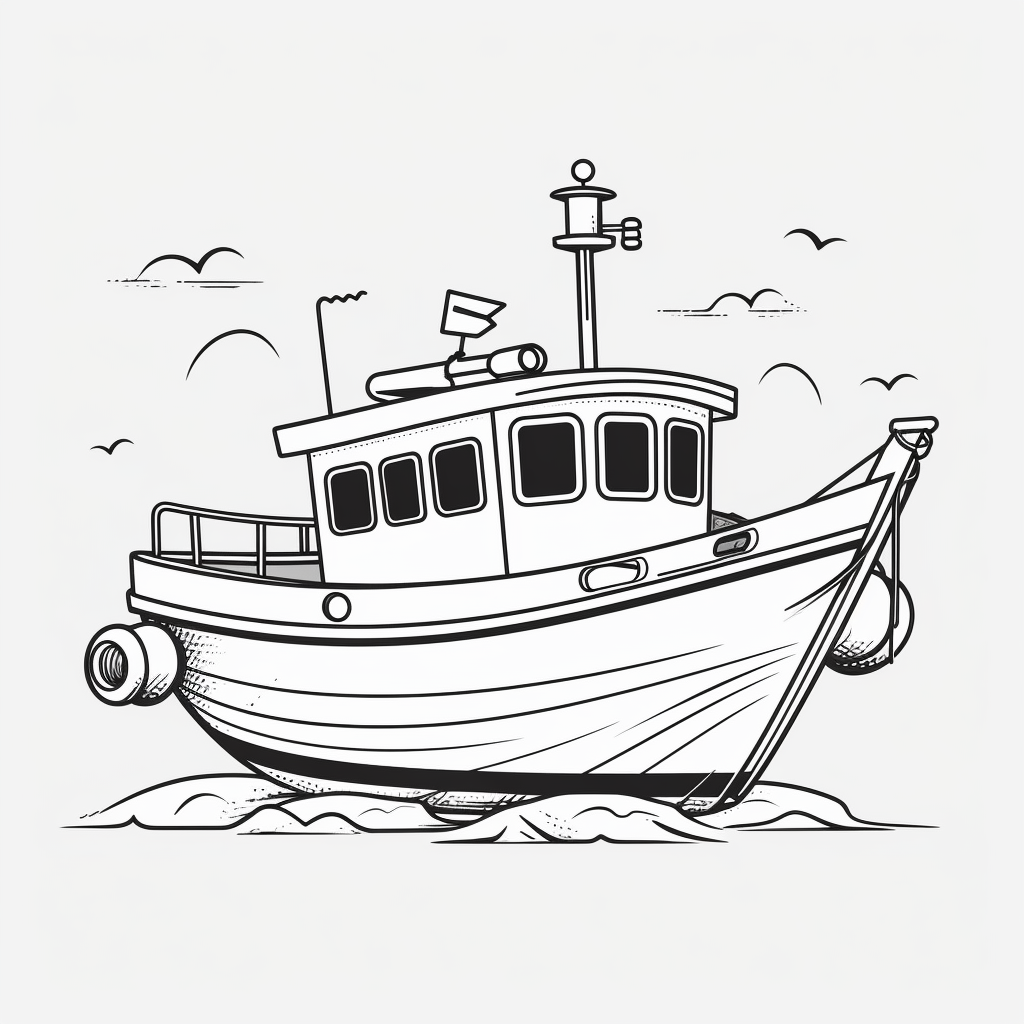 boat cliparts black