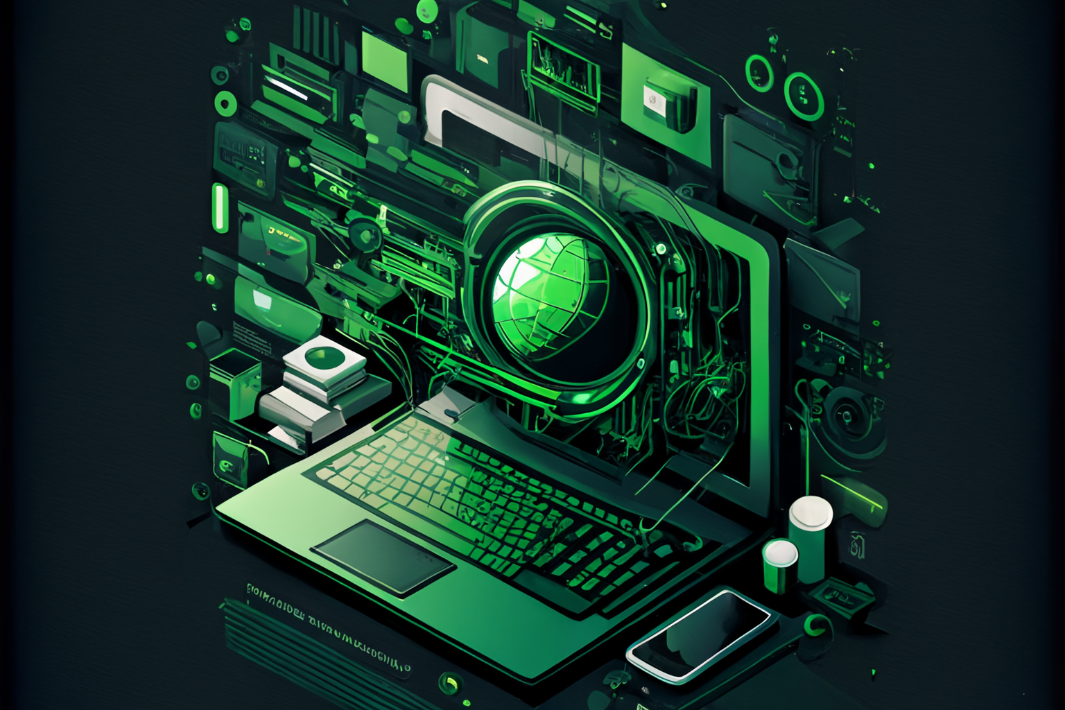 green technology cliparts
