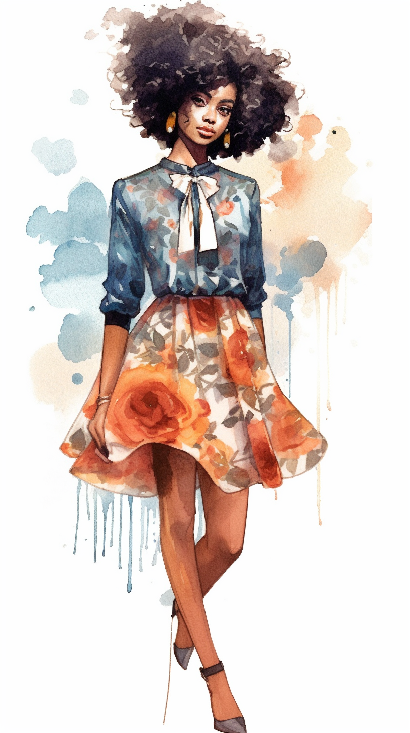 girl pattern cliparts