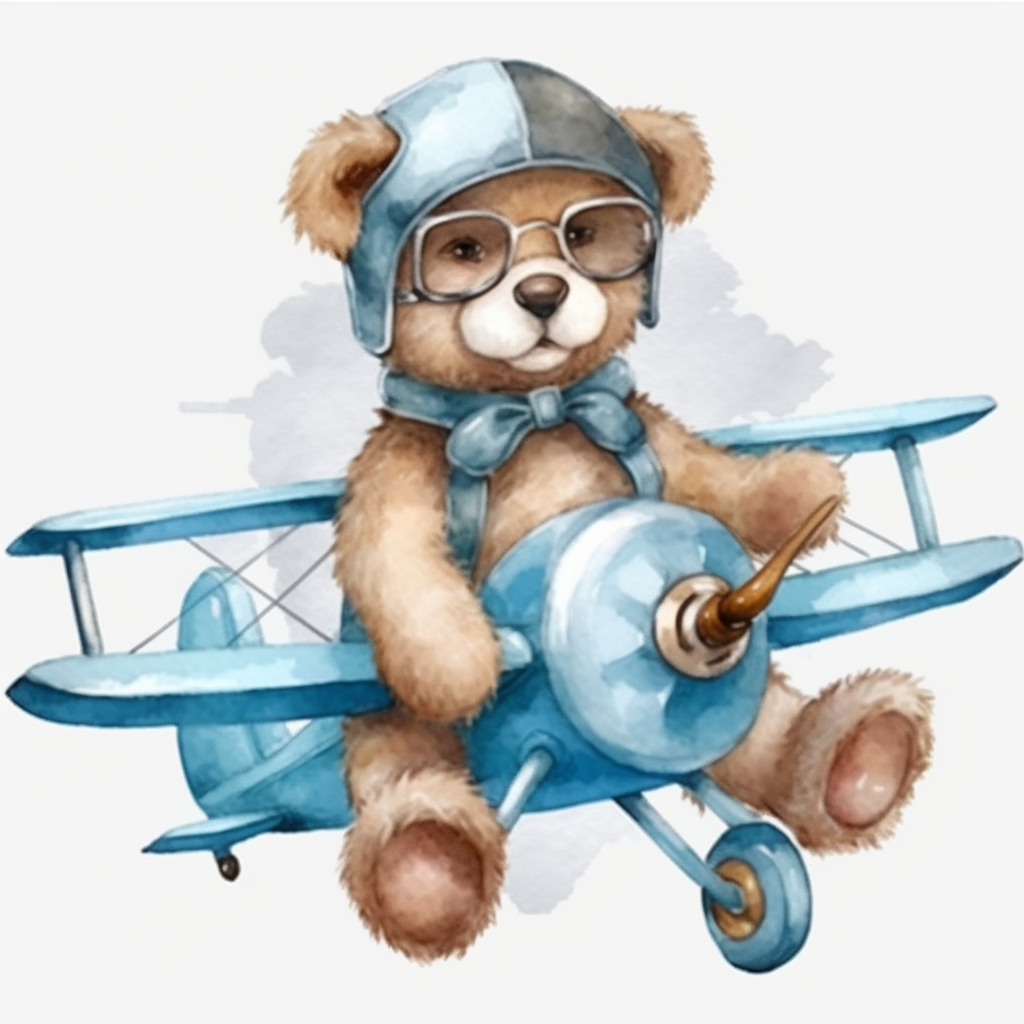 blue plane cliparts