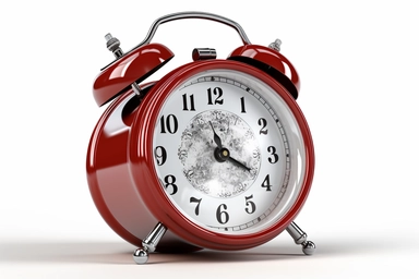 alarm+clock , highly detailed, isolated on white, clipart,