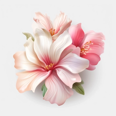 ultra realistic 3d flower clipart