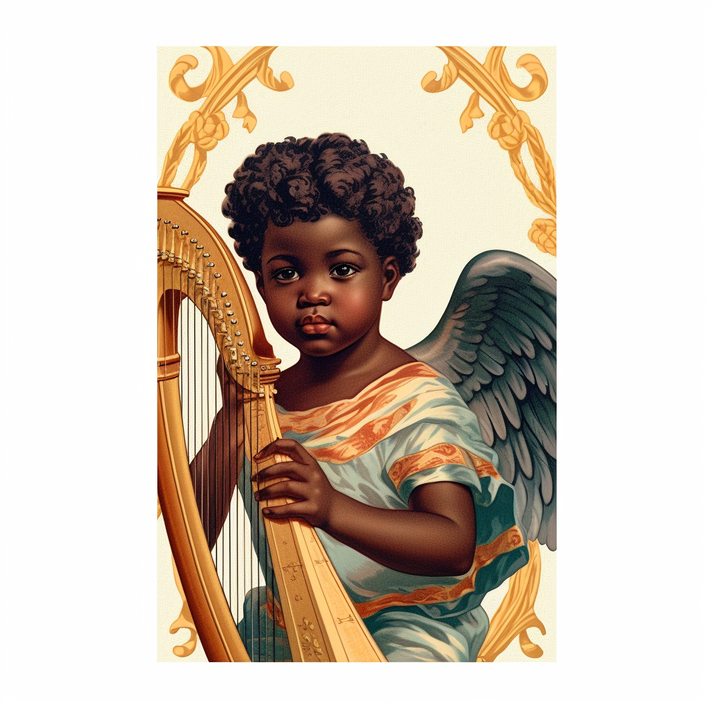 black angel clipart