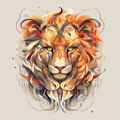 vector art, logo design, female lion drawing, female lion clipart, transparent background, 4k quality, flawless drawing jaguar, Alebrije, abstract, Illustrators, by Sabbas Apterus , no writing