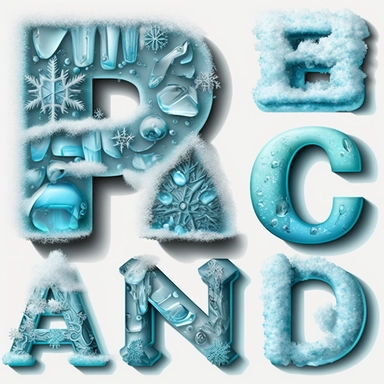 Clipart Bundles Frozen full letters of the alphabet Lettering one in the picture ,a ,B, C, D,