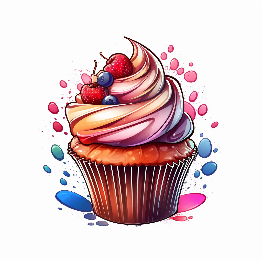 decorative cupcakes cliparts