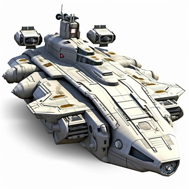 clone war titan class heavy battle cruisser ship clipart white baground