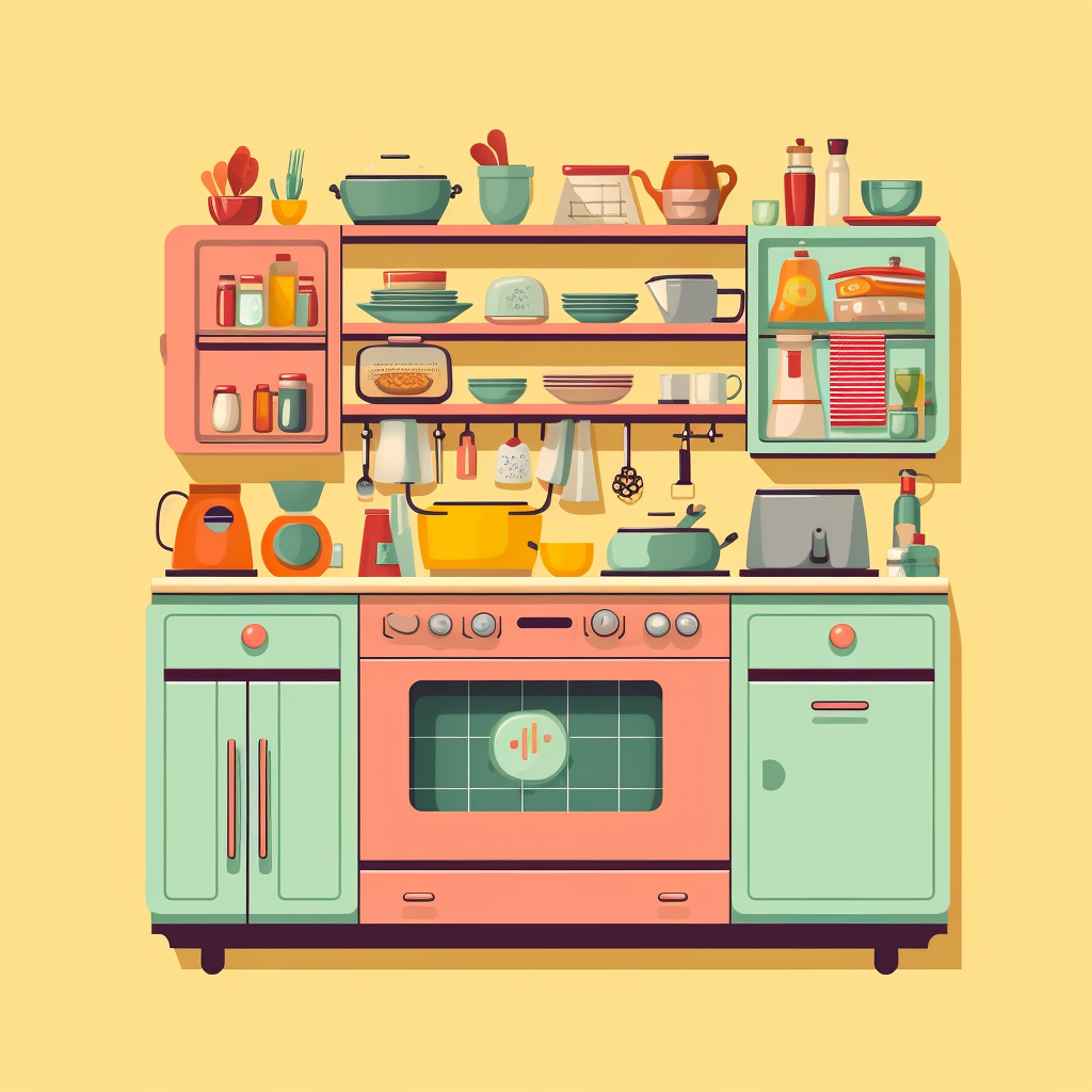 kitchen cabinet cliparts