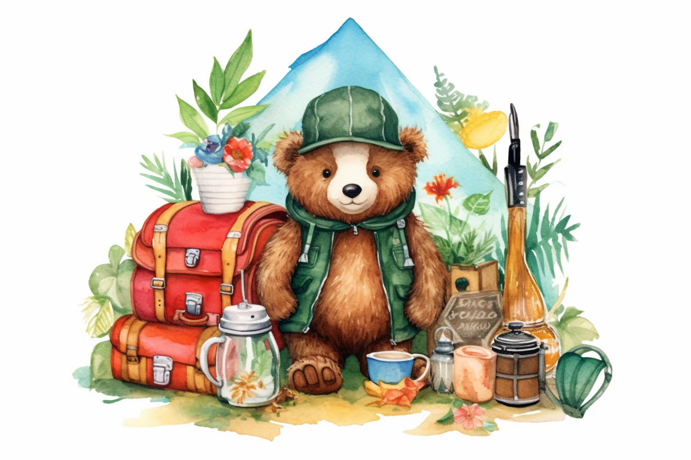 adventure camp cliparts